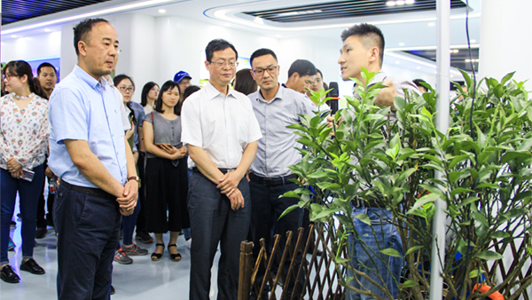 謝主任一行參觀免费看片黄展廳